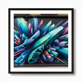 Crystals 1 Art Print