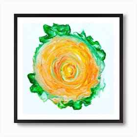 Garden. Flowers. Rose 7 Art Print