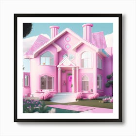 Barbie Dream House (704) Art Print