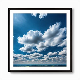 Cloudy Sky 4 Art Print