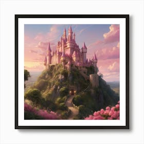 Cinderella Castle Paintings Art Print 1 Art Print