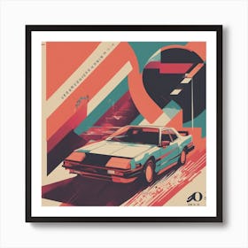 Futuristic Car Art Print