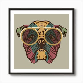 Bulldog Art Print