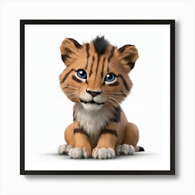 Tiger Cub 2 Art Print