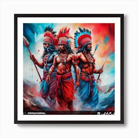 Indian Warriors Art Print