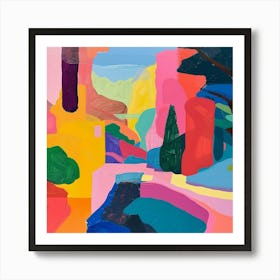 Abstract Park Collection Ueno Park Tokyo 1 Art Print