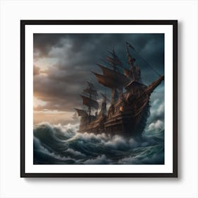 Across The Unforgiving Sea Art Print