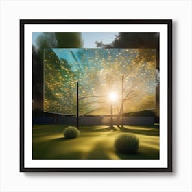 Tree In The Sun Art Print