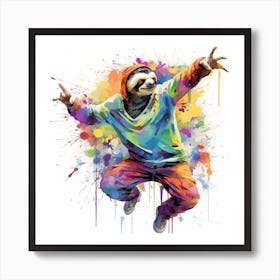 Sloth - Dance Art Print