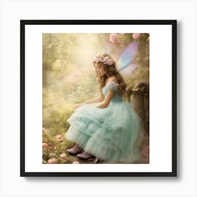 Fairy In The Garden Art Print