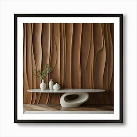 Wavy Wall 16 Art Print