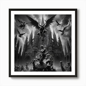 Demons And Angels Art Print