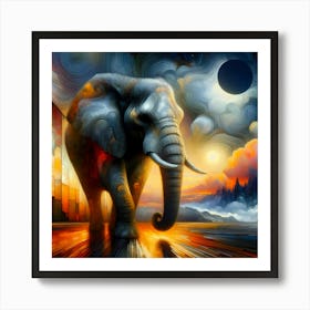 Wild Animal Illustration 296 Art Print