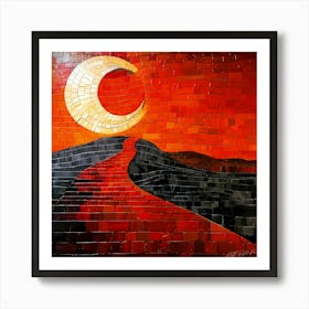 Lunar Rock - Road Less Traveled Art Print