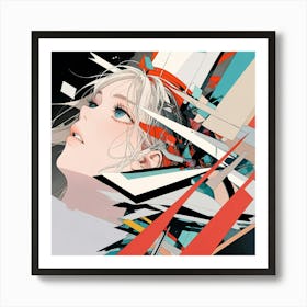 Girl With A Hat Art Print