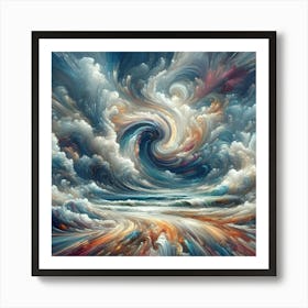 Tempestuous Beauty 25 1 Art Print