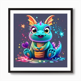 Little Dragon Art Print