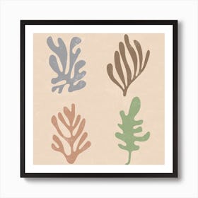 Matisse Decoupies Leaves Square Art Print