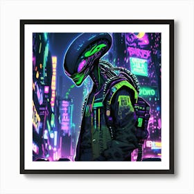 Alien City 2 Art Print