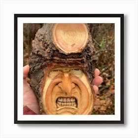 Wood Carving Art Print