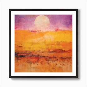 Desert - Abstract Painting 2 Poster