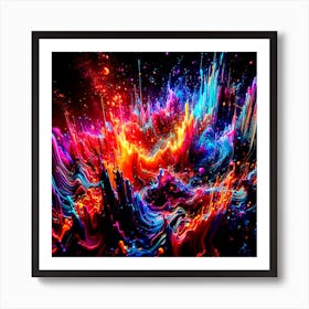 Abstract Art SoundPike Art Print