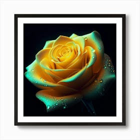 Yellow Rose 29 Art Print