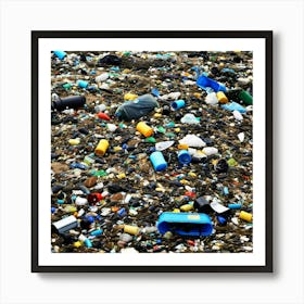 Ocean Pollution Garbage Trash Waste Debris Plastic Marine Environment Ecological Crisis P (13) Art Print