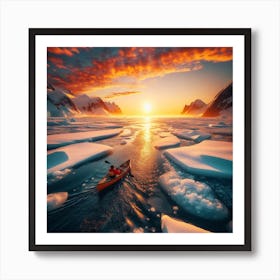 Arctic Sunrise Art Print