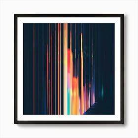 Abstract Stock Trading Art Art Print