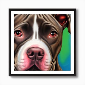 American Staffordshire Terrier Art Print