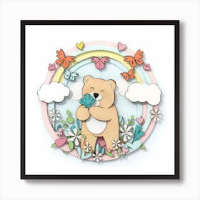 Teddy Bear 4 Art Print