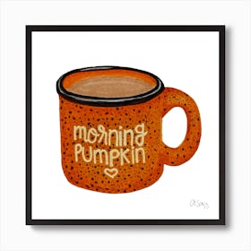 Pumpkin Cup Poster