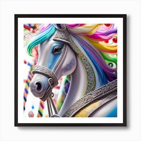 Carousel Horse 1 Art Print
