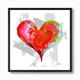 Colorful Heart Art Print