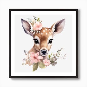 Cute Fawn 3 Art Print