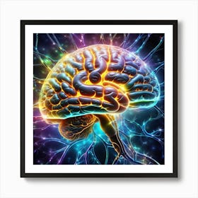 Brain 9 Art Print