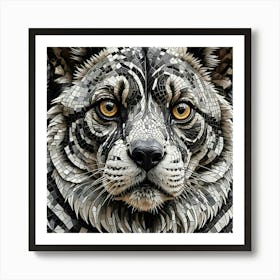 Mosaic Zorilla Art Print