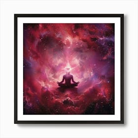 Meditation In Space Art Print