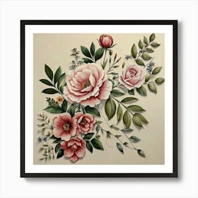 Floral Painting 1 Art Print