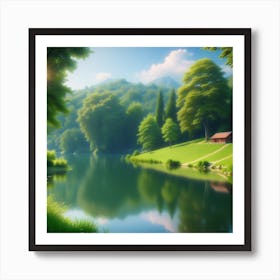 Landscape Wallpaper 10 Art Print