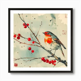 Birds. The Poem Of The Fluttering Seasons [鳥たち: 羽ばたく季節の詩] (I) Art Print