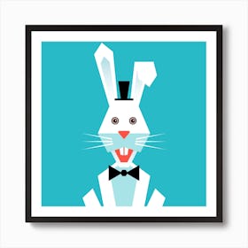 Kids Room Rabbit Art Print