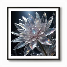 Lucite Flower Art Print