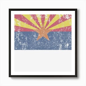 Arizona Flag The Grand Canyon State Phoenix Art Print