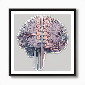 Brain 10 Art Print