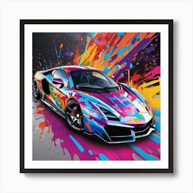 Car Painting 24 Art Print