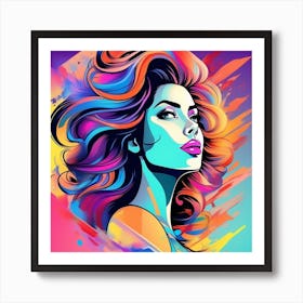 Portrait Of A Woman Art Print