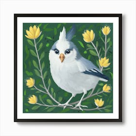 Bird On A Branch Art Print