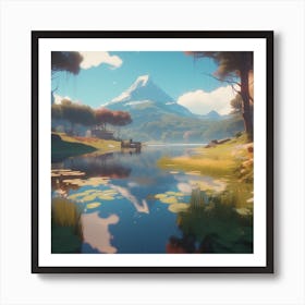 Valley Of The Shadows 1 Art Print
